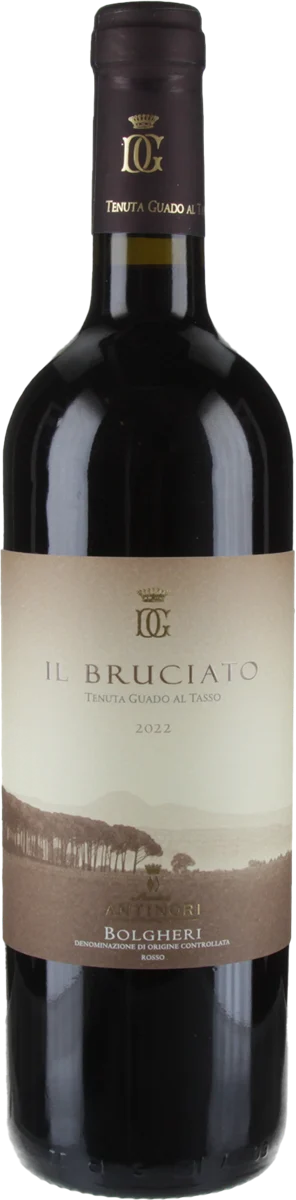 Il Bruciato 2022 by Antinori - Tenuta Guado al Tasso, Bolgheri, red wine bottle