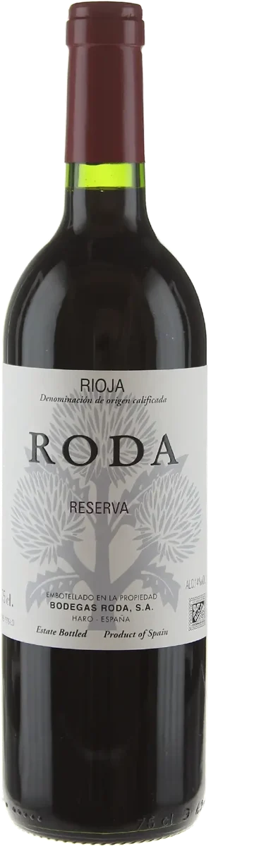 Roda Reserva 2019 by Bodegas Roda, Rioja, red wine bottle