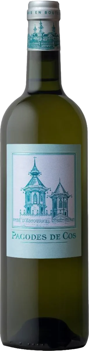 Les Pagodes de Cos Blanc (2nd vin) 2025 by Château Cos d'Estournel, Bordeaux Blanc, white wine bottle