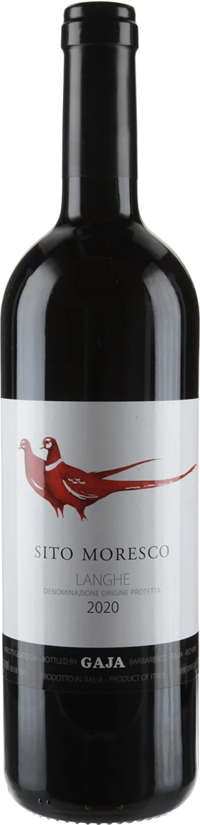 Sito Moresco 2022 by Gaja, Langhe, red wine bottle