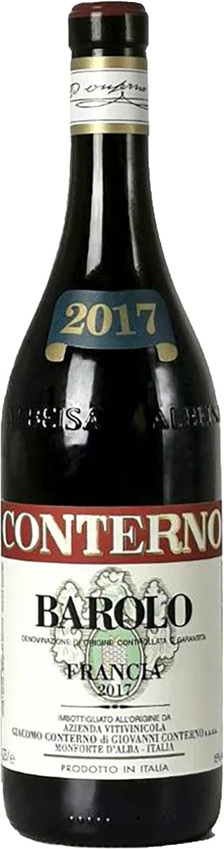 Barolo Cascina Francia 2020 by Giacomo Conterno, Barolo, red wine bottle
