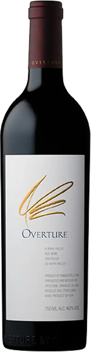 Overture Opus One - release Sept. 2022 NV by Opus One Winery, Napa Valley, red wine bottle